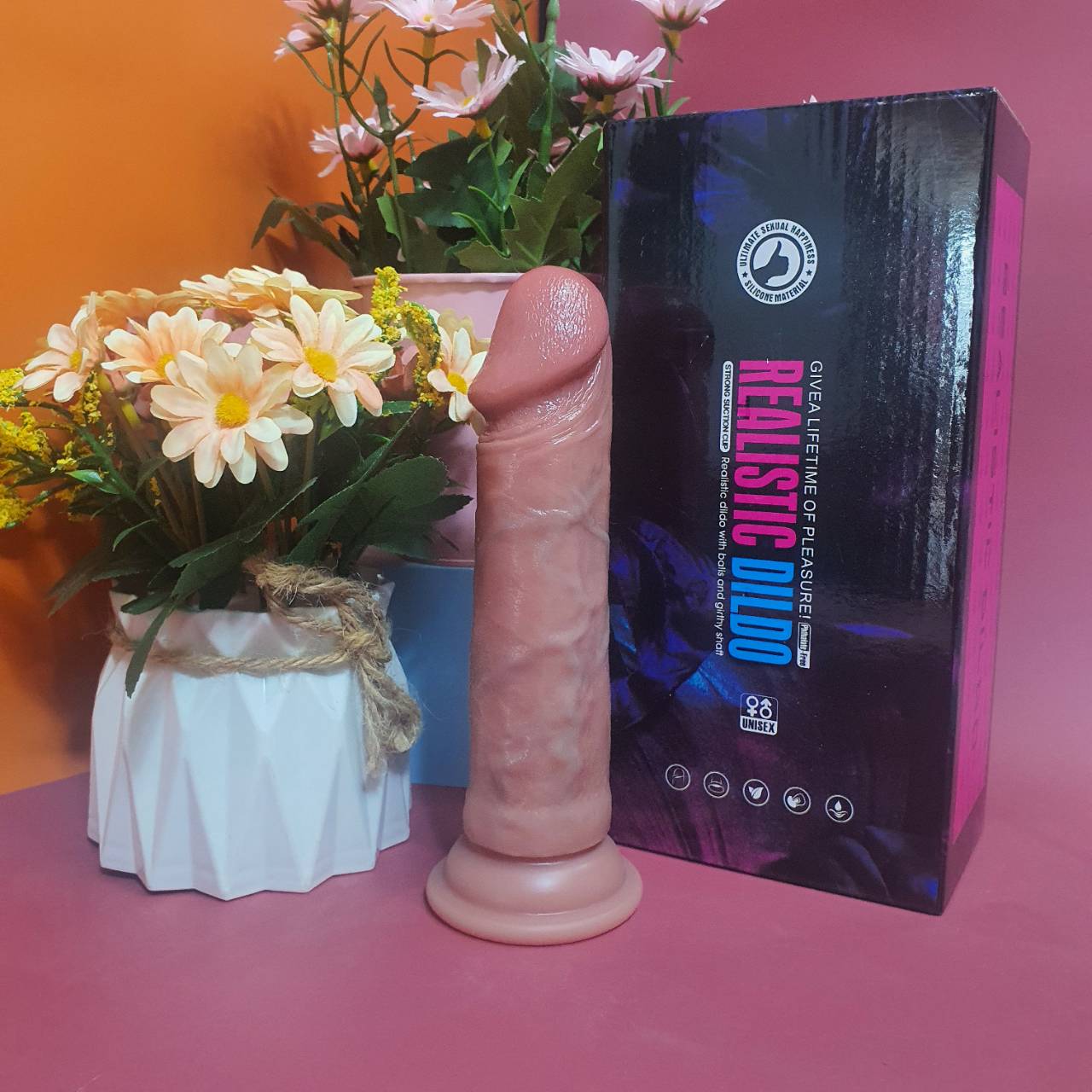 <strong>ดิลโด้แปะพื้นเหมือนจริง 7.2 นิ้ว</strong><br><font color=#FF0000>รหัสสินค้า: B190</font><br>