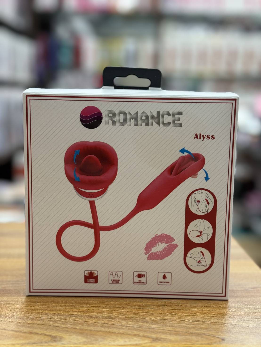 <strong>จำลองนิ้วเขี่ย พร้อมลิ้นเลีย ROMANCE Alyss</strong> <br><font color=#FF0000>รหัสสินค้า: AA241</font><br>