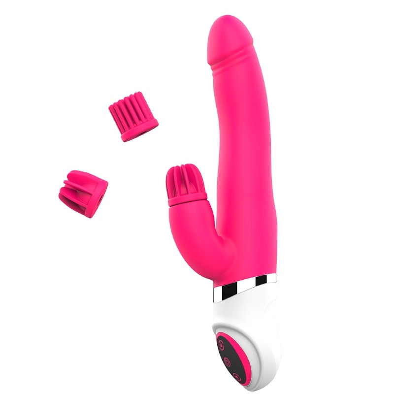 <strong>ดิลโด้กระตุกพร้อมตัวหมุนเสียว Doreen</strong> <br><font color=#FF0000>รหัสสินค้า: B108</font><br>